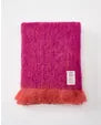 Load image into Gallery viewer, Avoca Fuschia Contemporary Mohair Throw
