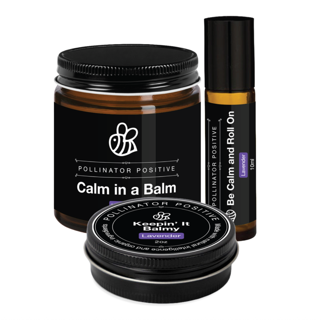 Purple Bee Pollinator Positivity Pack