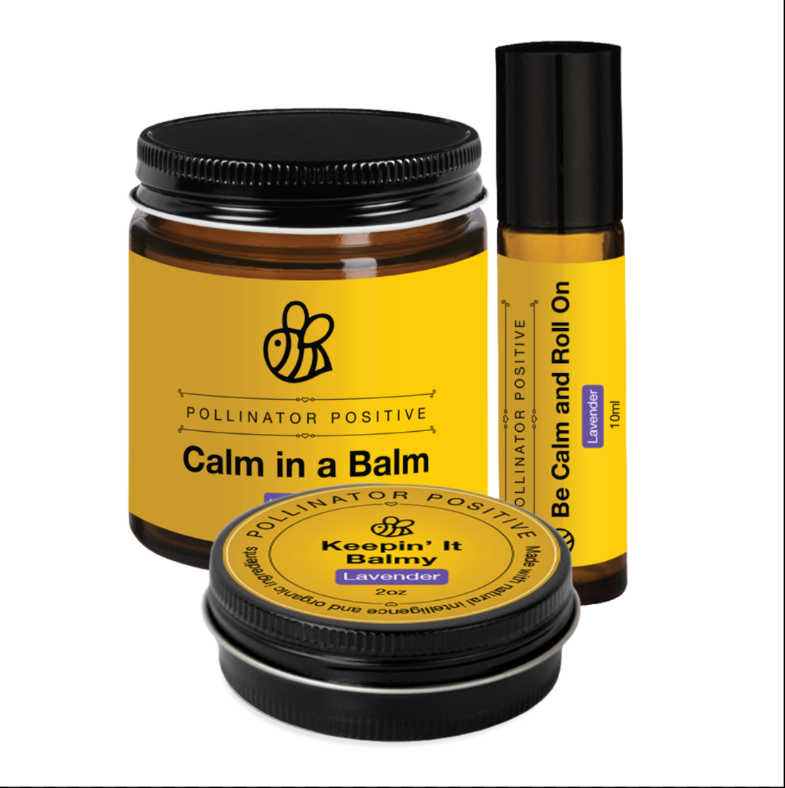 Purple Bee Pollinator Positivity Pack